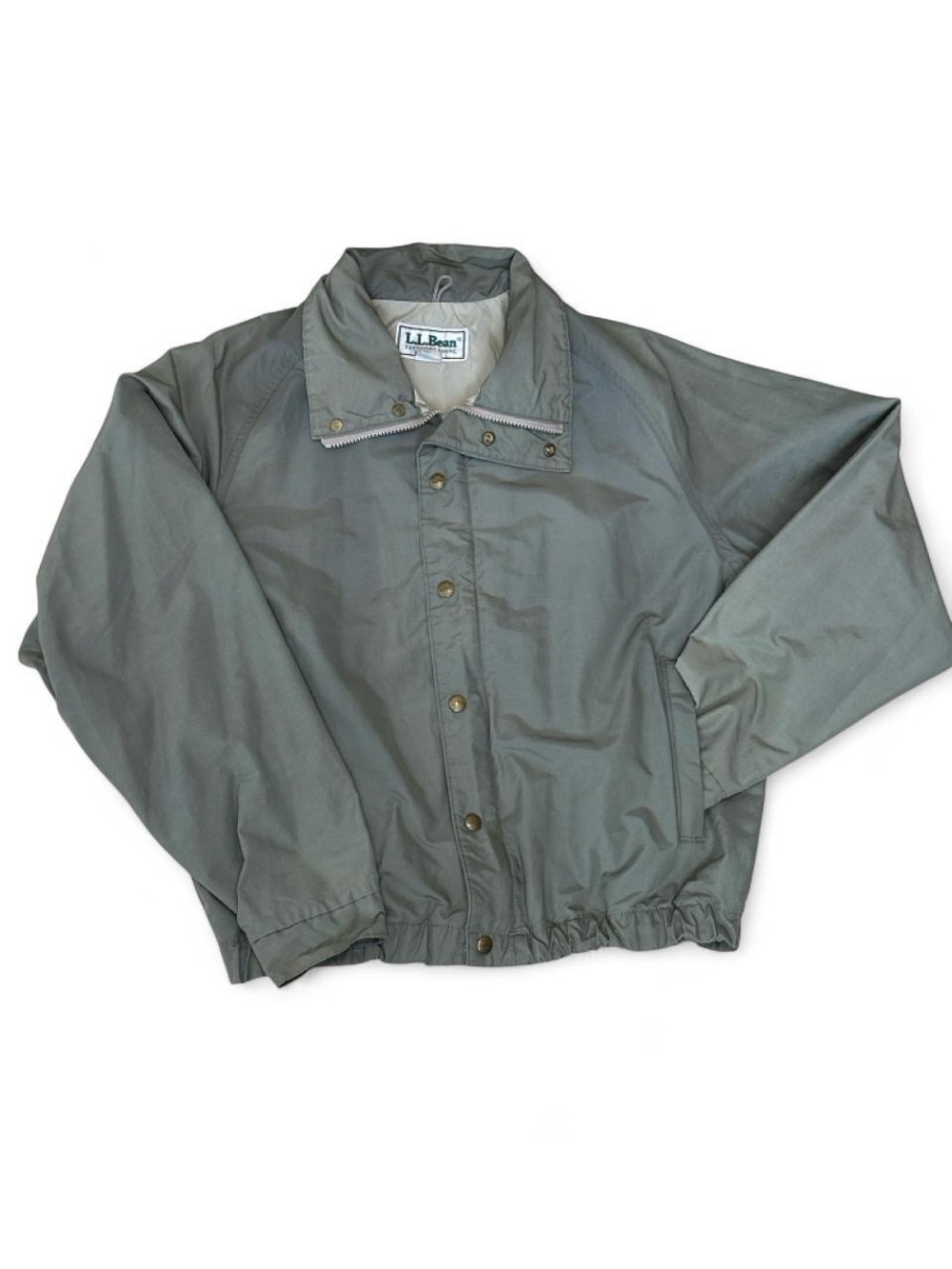 Vintage 80s L.L. Bean Olive Bomber Jacket - Size L